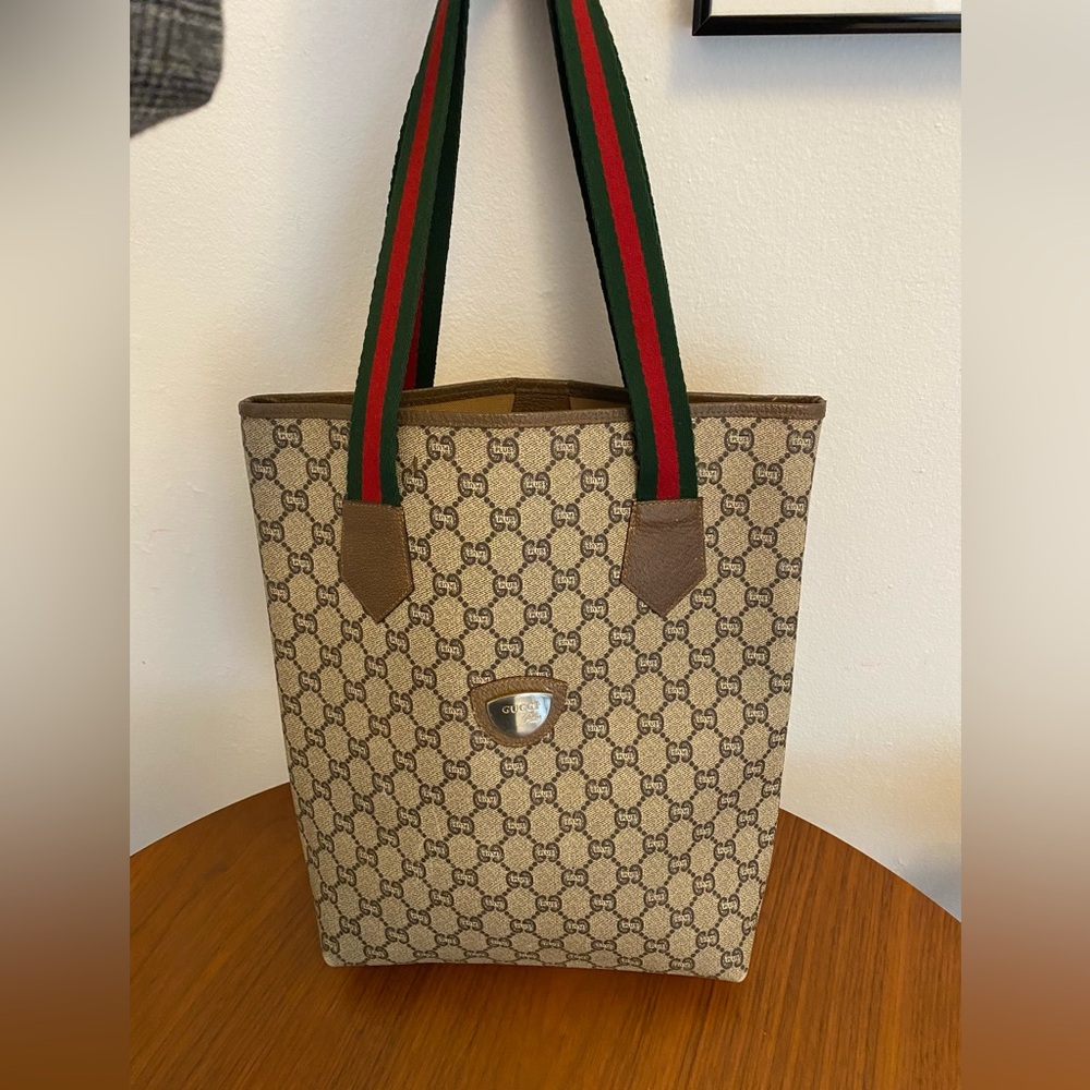 Vintage Gucci Plus Sherry Line Tote